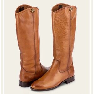 Frye Mellissa button 2 Wide Calf boot (Whiskey)